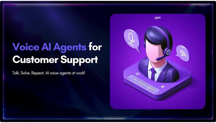 AI voice agent for customer support